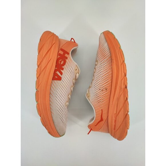 Hoka One One Women's Rincon 3 Orange Running Walking Shoes Size 6.5B US - Picture 6 of 9